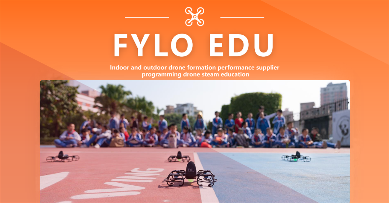 FYLO EDU Educational Programming Formation Drone With Scrath & Python Dual Programming Full Color LED Light 10PCS Drone