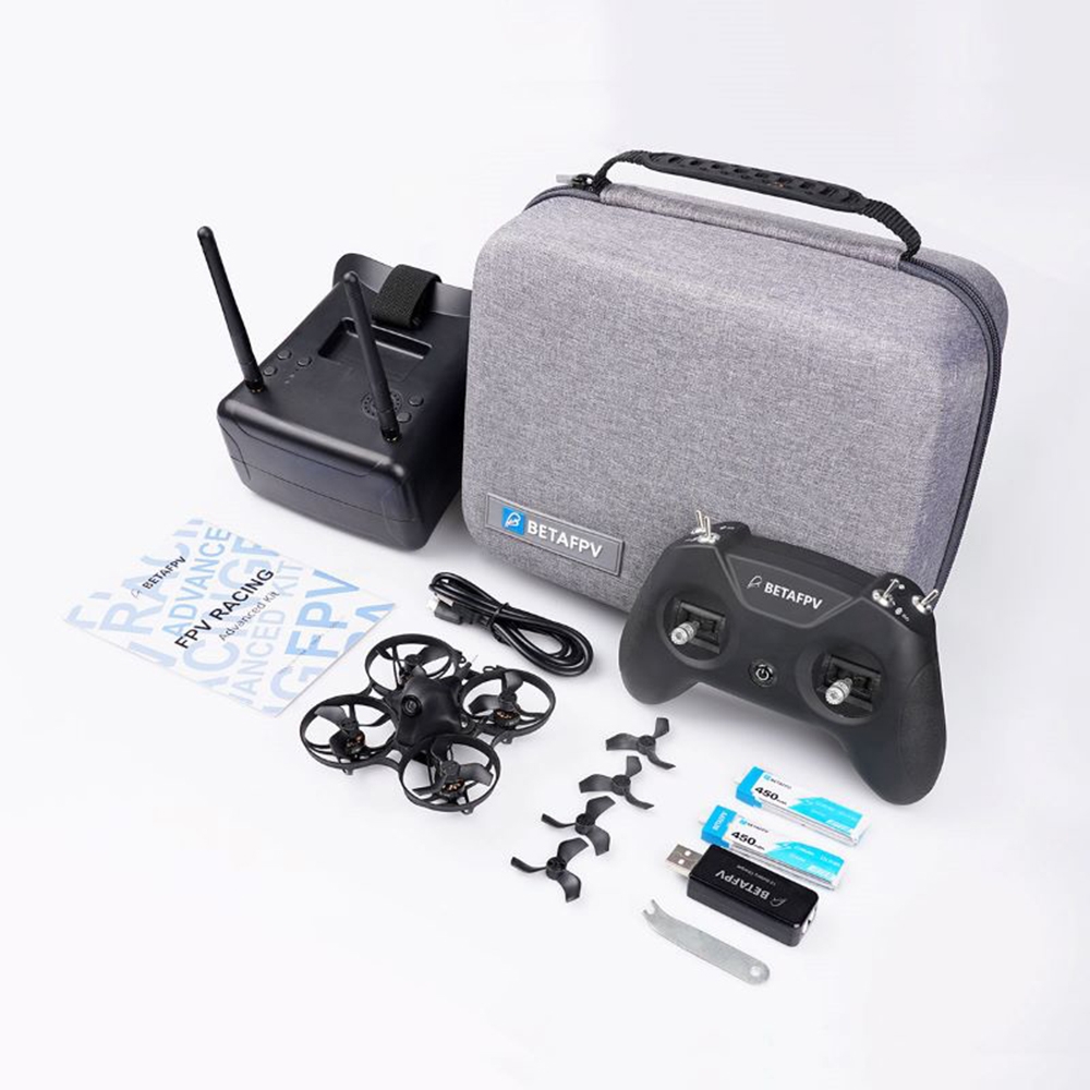 BETAFPV Meteor75 Lite RTF Whoop Advanced Kit 2SE Indoor FPV Racing Drone w/ Frsky D8 Receiver LiteRadio 2 & VR01 FPV Goggles