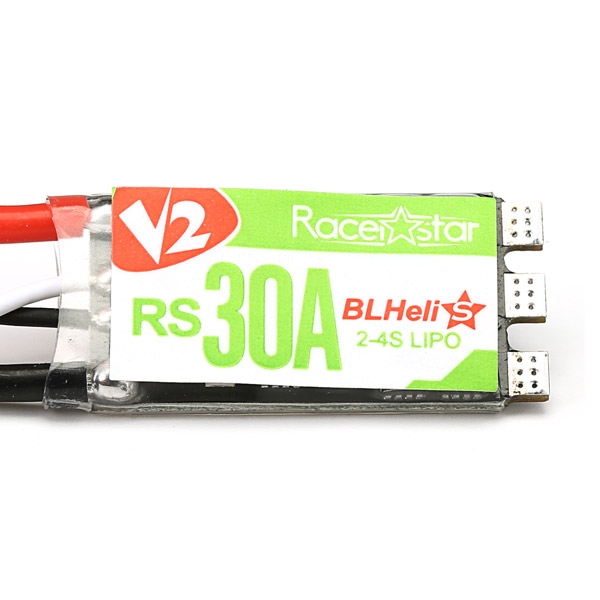 Racerstar RS30A V2 30A  Blheli_S  ESC OPTO 2-4S Support Oneshot42 Multishot  16.5 Dshot600