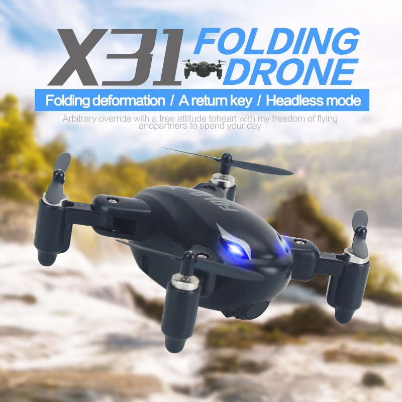 SY X31 With Foldable Arm Mini 2.4G 4CH Headless Mode RC Quadcopter RTF