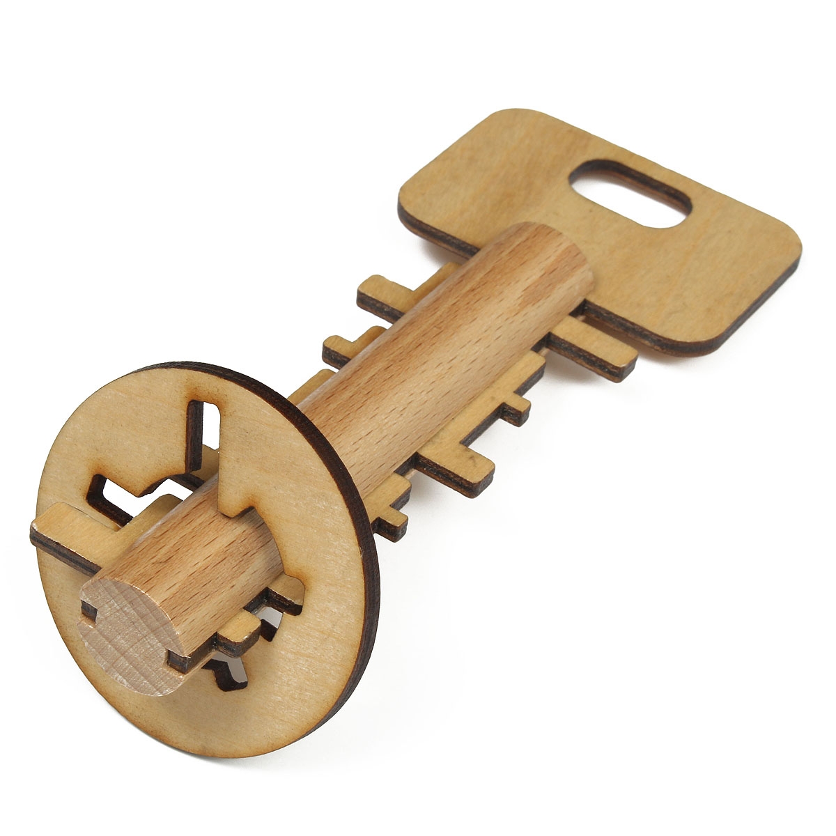 Ming Lock Luban Lock Unlocking Keys Removable Bamboo Adult Educational Toys