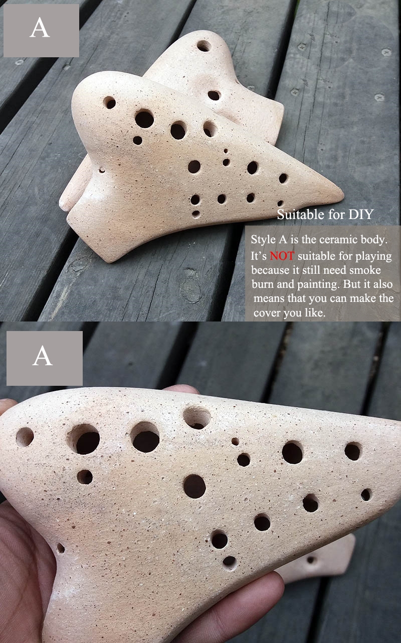 16 Hole Multi Chamber Ocarina Alto C Prossional Double Ocarina 