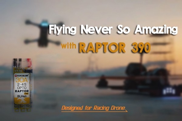 Flycolor Raptor F390 BLHeli 20A/30A ESC OPTO 2-4S Oneshot125 Onshot42 Multishot 