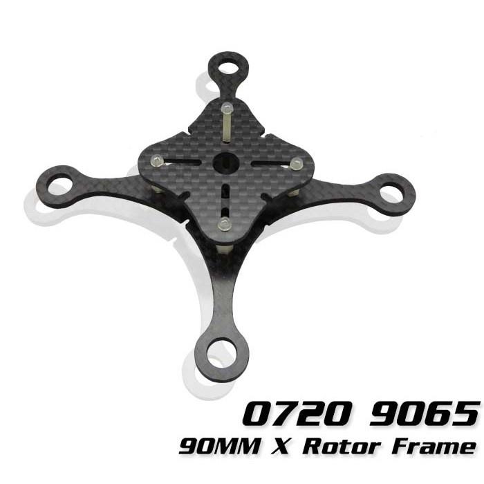 90mm Carbon Fiber DIY Micro Mini FPV Quadcopter Frame Kit 2mm Thickness Support 720 Coreless Motor