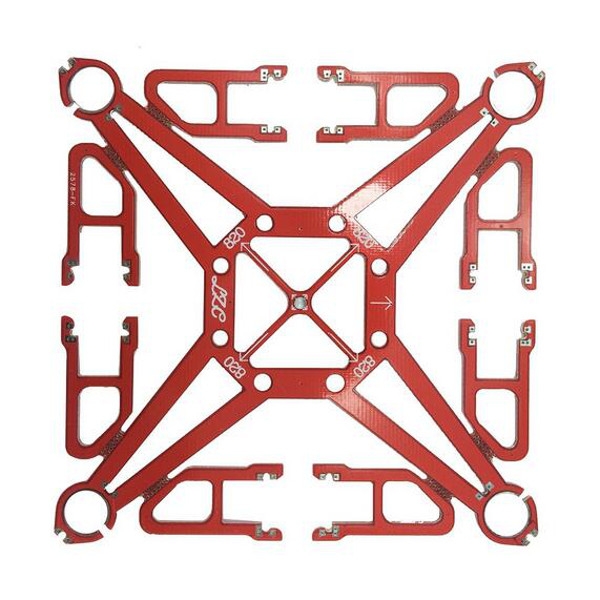 122mm 1.2mm 10g DIY Micro Mini PCB RC Quadcopter Frame Kit Support 8.5x20mm 820 Coreless Motor