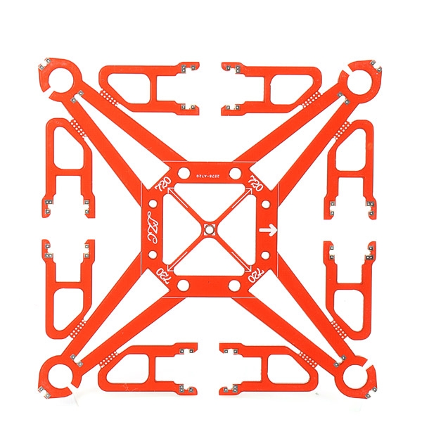 122mm DIY Micro Mini PCB RC Quadcopter Frame Kit Support 7*20mm 720 Coreless Motors 