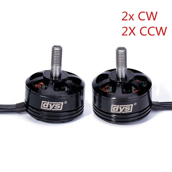 Two Pair DYS SE2205 2300KV 3-5S Brushless Motor CW CCW for Multicopters 2CW 2CCW