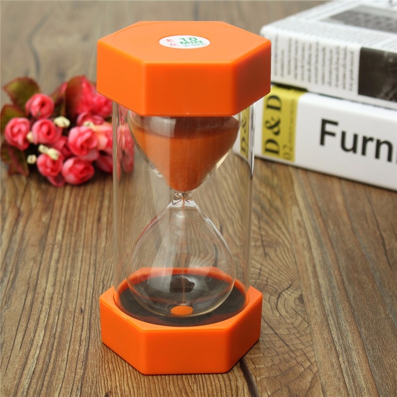 Sand Timer Hourglass Cooking Sport Clock Timer Sandglass 10 Minute Home Decor To