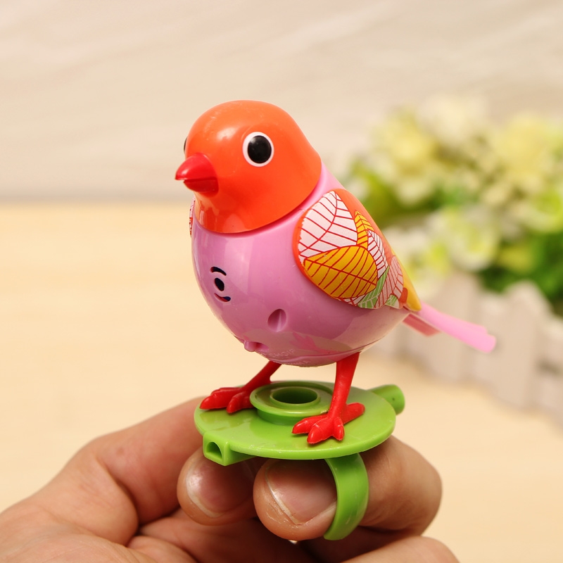 Voice Birds Whistles Induction Companion Bird Children Toys Random Color