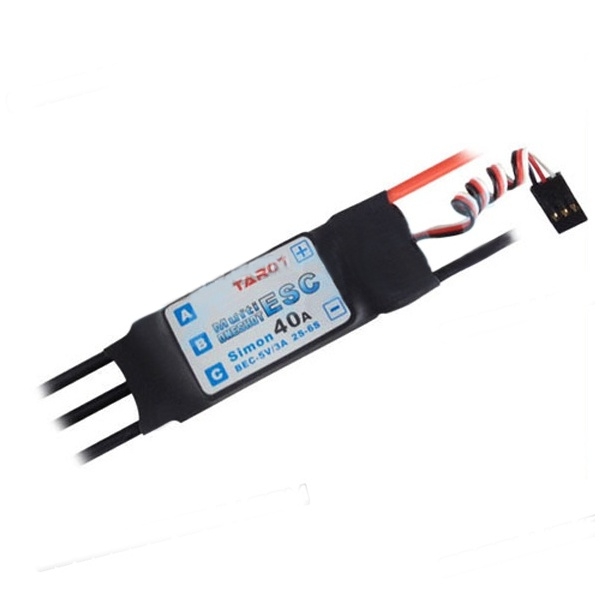 Tarot 40A ESC Electronic Speed Controller 2-6S Oneshot TL2953 for FPV RC Multcopter 