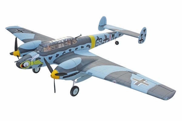 Dynam Messerschmitt BF-110 1500mm 59 Wingspan RC Warbird PNP"