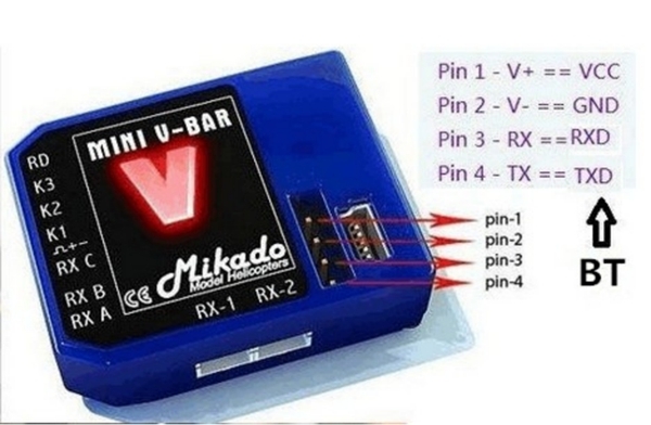 K8 V8 KBAR VBAR APM PIXHAWK Flight Control Bluetooth Module High-voltage Version