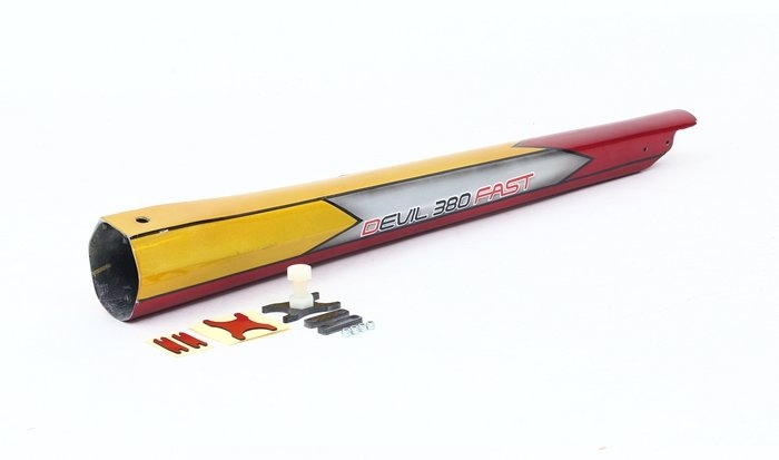 ALZRC Devil 380 FAST RC Helicopter Parts Painting Tail Boom Gold