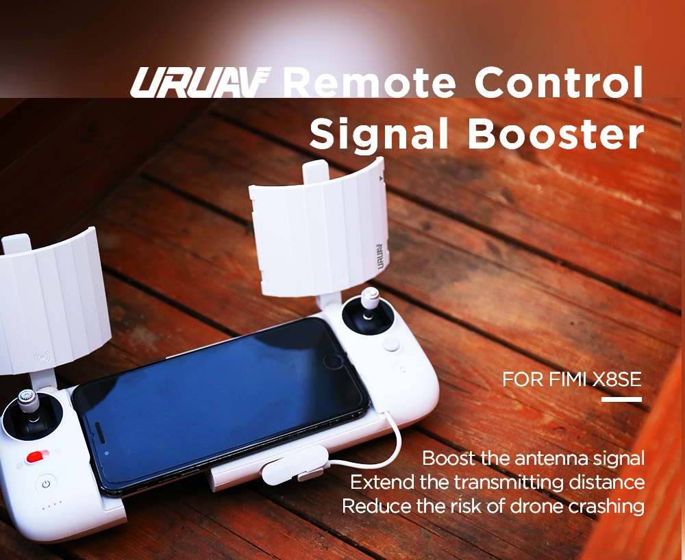 URUAV One Pair Remote Control Signal Booster for FIMI X8 SE 2020 RC Quadcopoter