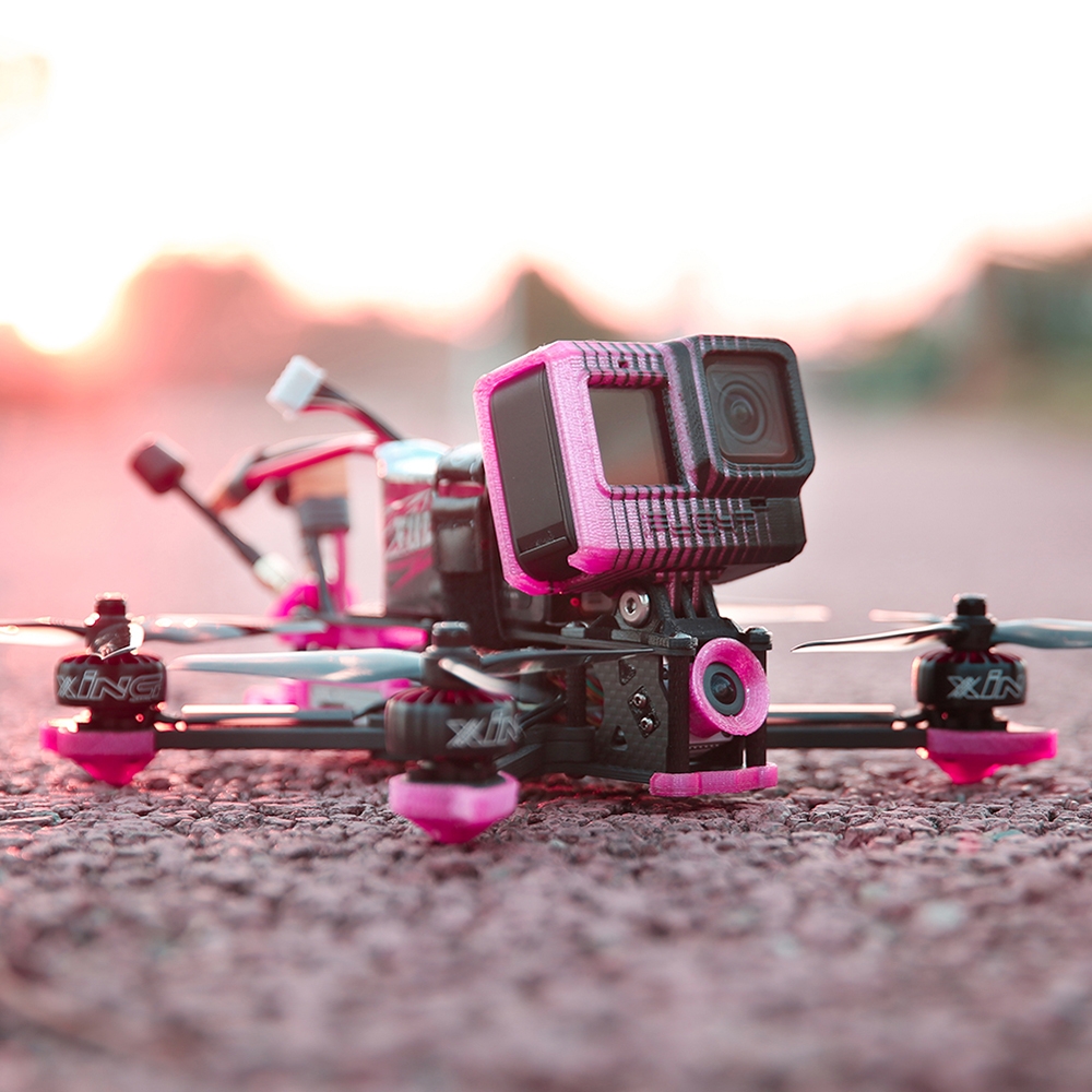 IFlight Cidora SL5 V2.1 HD 6S 217mm 5 Inch FPV Racing Drone BNF DJI FPV Air Unit F7 FC 50A BLHeli_32 ESC Freestyle 2207 1800KV Motor Pink