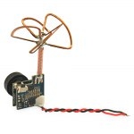 5.8G 48CH 25mW 520TVL 1 / 4 Cmos FPV CAM with Antenna