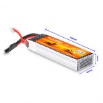 FLOUREON 3S 11.1V 4000mAh 25C (Traxxas Plug）Li-Polymer Battery Pack