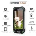 Blackview BV6000 4G Android 6.0 MT755 Octa cores 2.0GHz 4.7 inch HD 720*1280 Pixel 3GB RAM 32GB ROM 5MP Front camera 13MP back camera Flash led waterproof dustproof shockproof TF 4200mAh NFC Double S