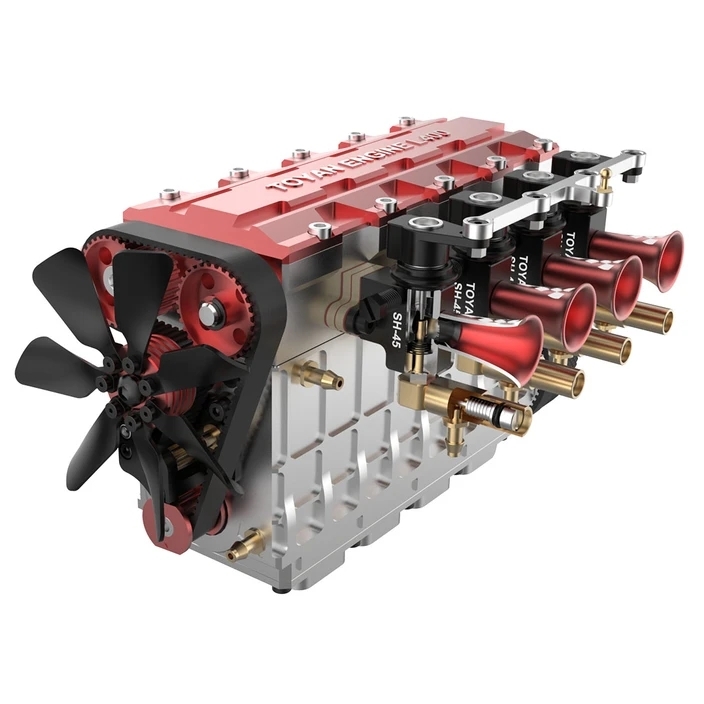 TOYAN FS-L400 14cc Inline 4 Cylinder Four-stroke Water-cooled Nitro Engine Model for 1/8 1/10 RC Car Ship