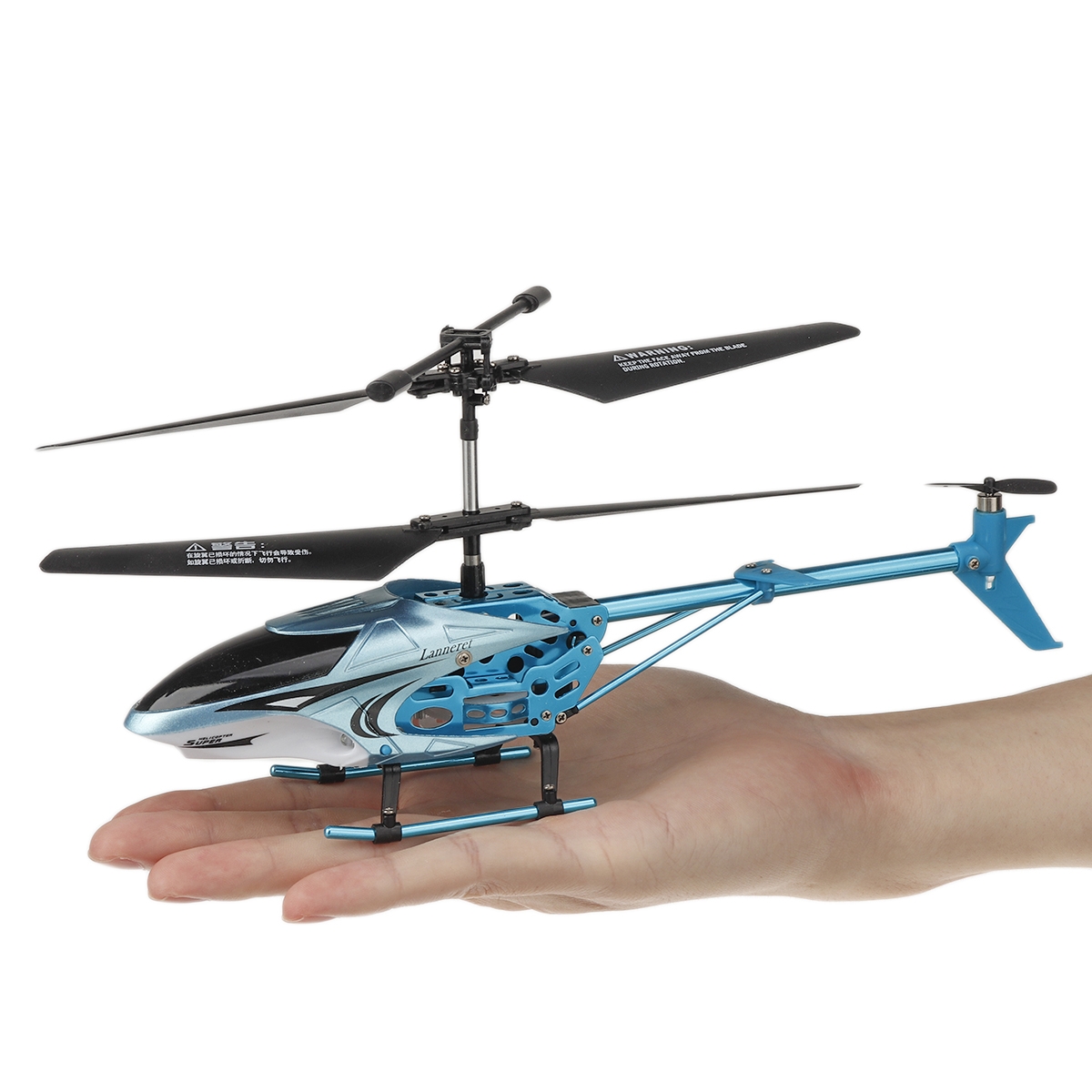 3.5CH Alloy Fall Resistant USB Charging Lock-tail Gyroscope Remote Control Helicopter