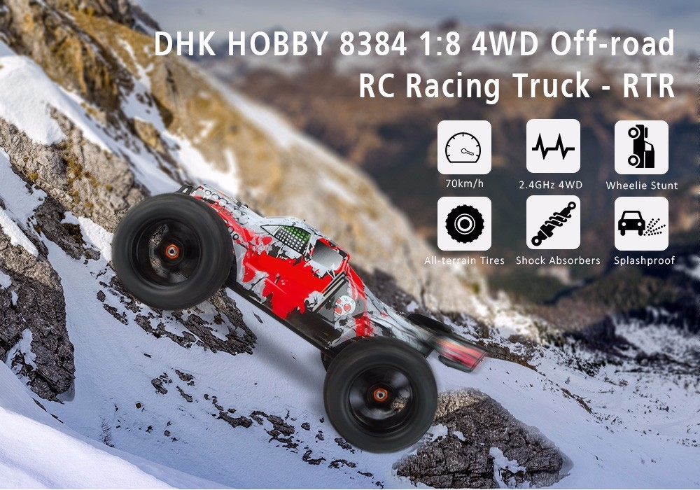 DHK HOBBY 8384 1:8 4WD Off-road RC Racing Truck - RTR