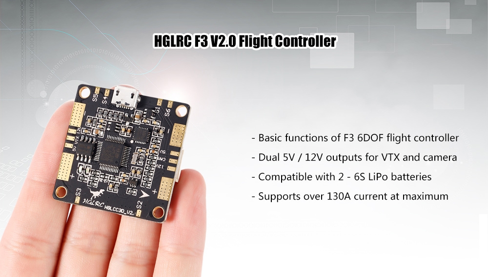 HGLRC F3 V2.0 Flight Controller