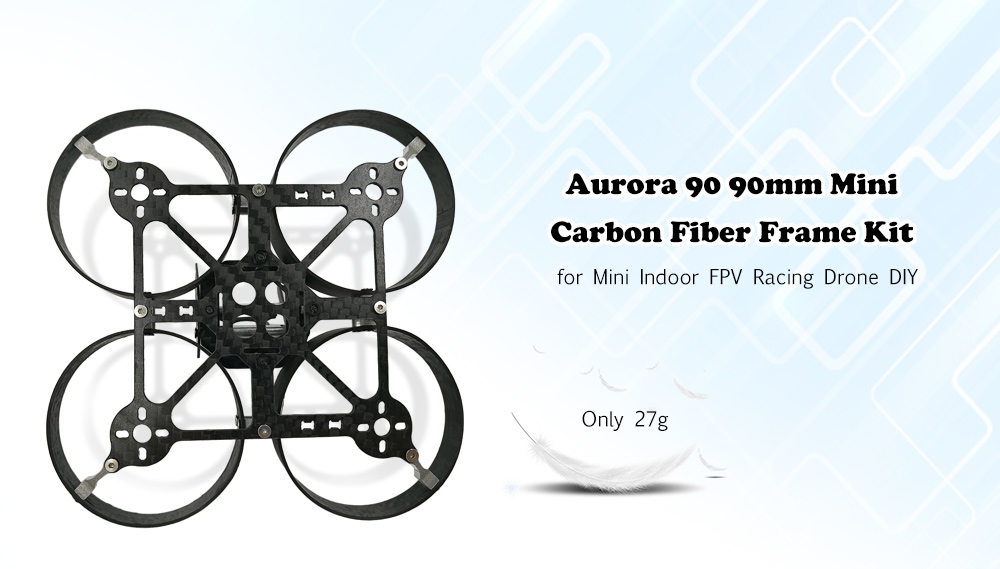 Aurora 90 90mm Mini Carbon Fiber Frame Kit