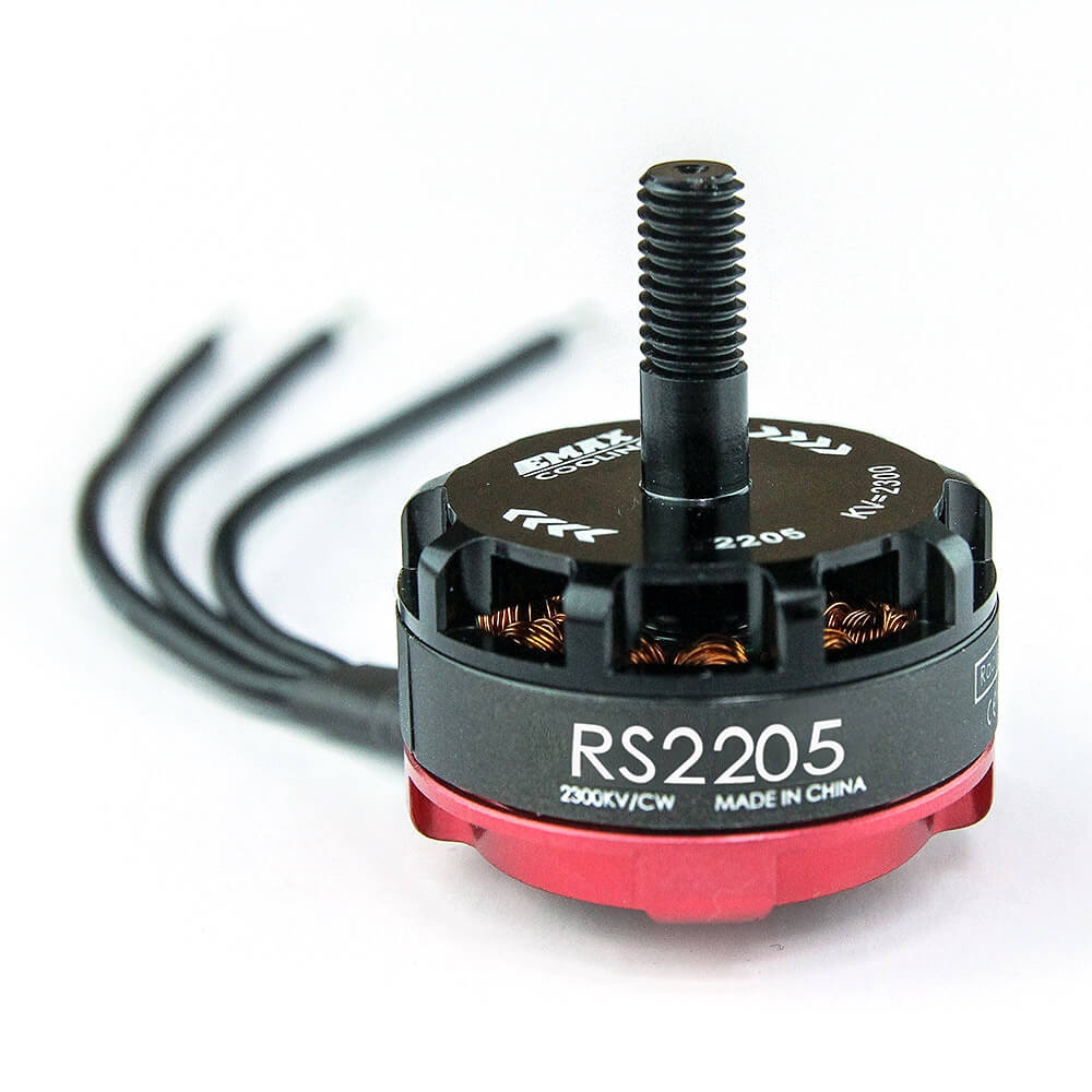 EMAX RS2205 2300KV Red Bottom Motor for FPV Quadcopters - CW