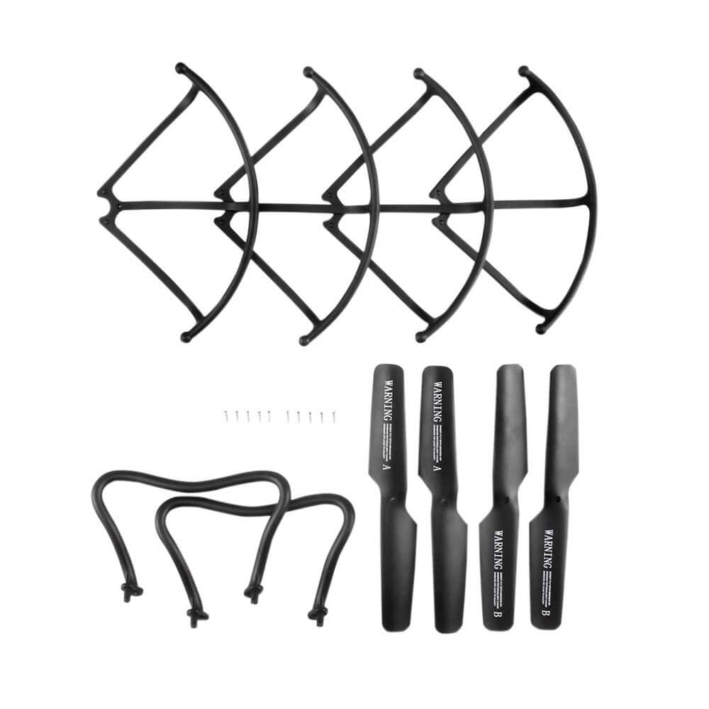 KH8C-005 Propeller Protective Guard Landing Skid for JJRC H8C H8D H12W H12C DFD F182 F183 F181 - Black