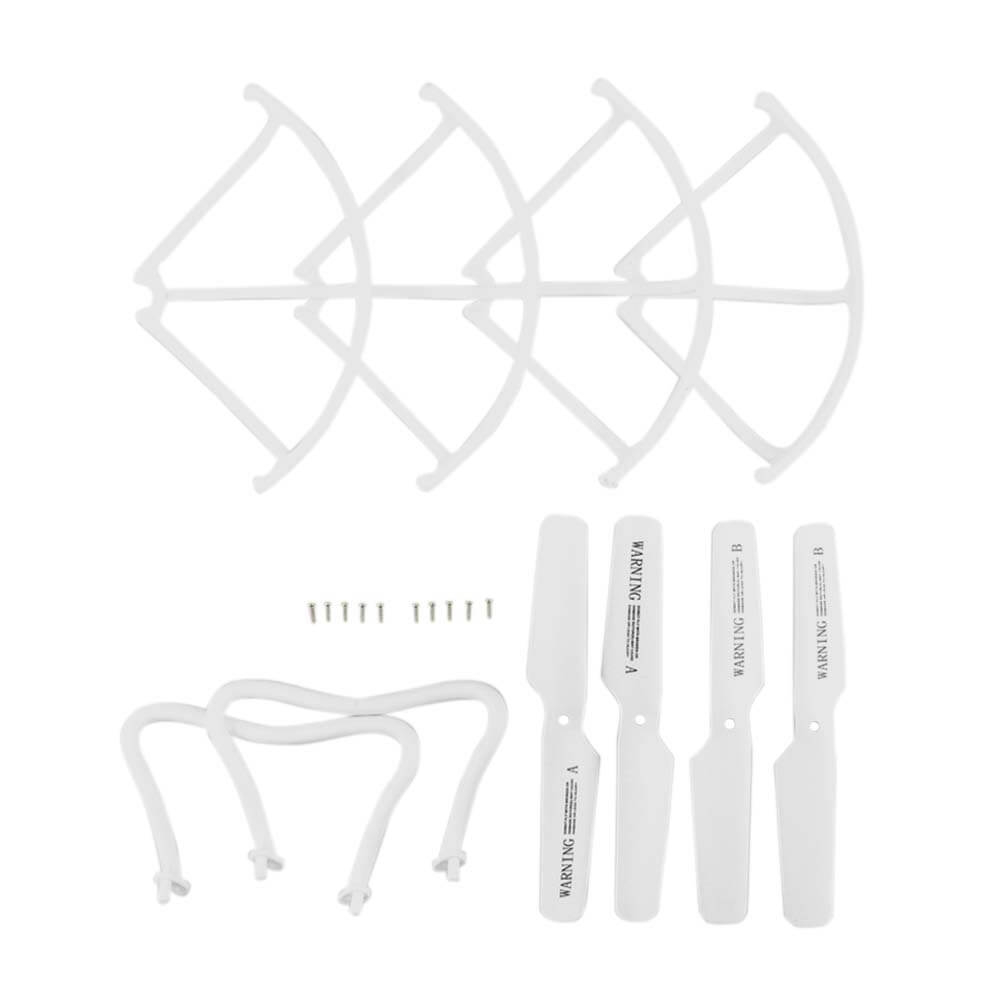 KH8C-005 Propeller Protective Guard Landing Skid for JJRC H8C H8D H12W H12C DFD F182 F183 F181 - White