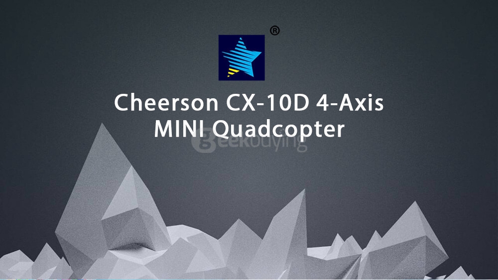 Cheerson CX-10D CX10D Mini 2.4G 6-axis Altitude Hold Mode LED RC Quadcopter RTF - Rainbow