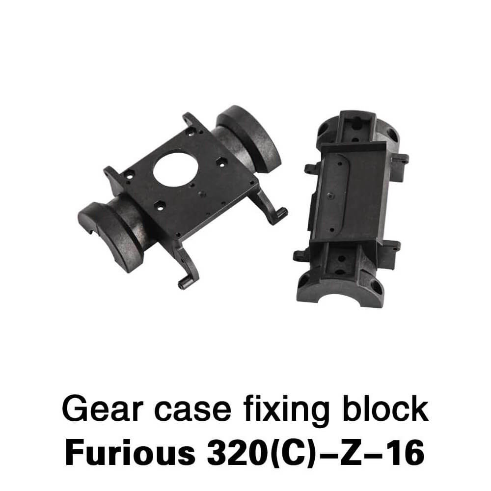 Spare Gear Box Fixing Block Set Fitting for Walkera Furious 320 320G 320C RC Model - BLACK