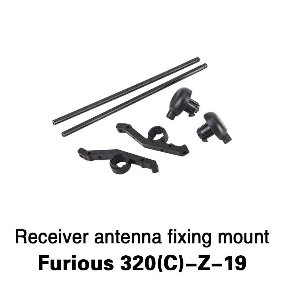 Extra Receiver Antenna Fixing Mount Set for Walkera Furious 320 320G Multicopter RC Drone - BLACK