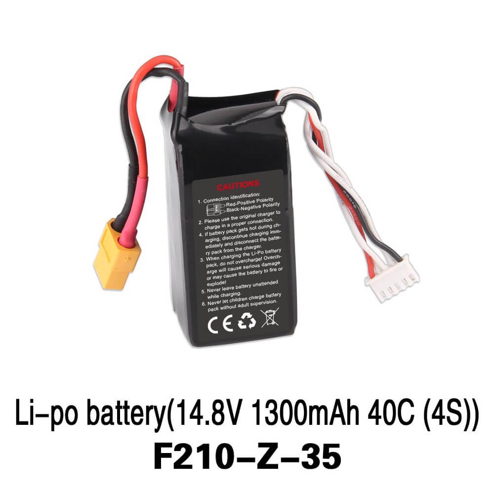 Walkera F210 Spare Part F210-Z-35 4S 14.8V 1300mAh 40C Li Battery