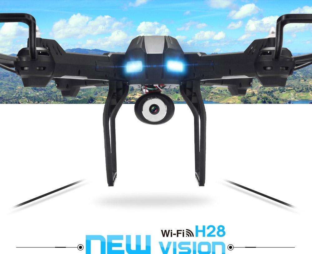 JJRC H28W Wifi FPV With 2.0MP Camera 2.4G 4CH 6Axis One Axis Gimbal RC Quadcopter RTF