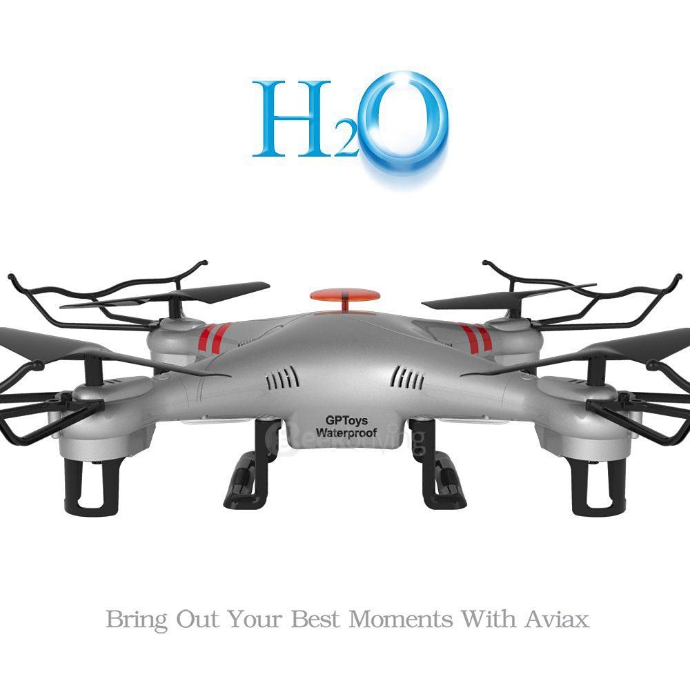 Waterproof GPToys H2O Aviax Headless Mode 3D Roll 2.4G 4CH 6 Axis RC Quadcopter RTF - Silver