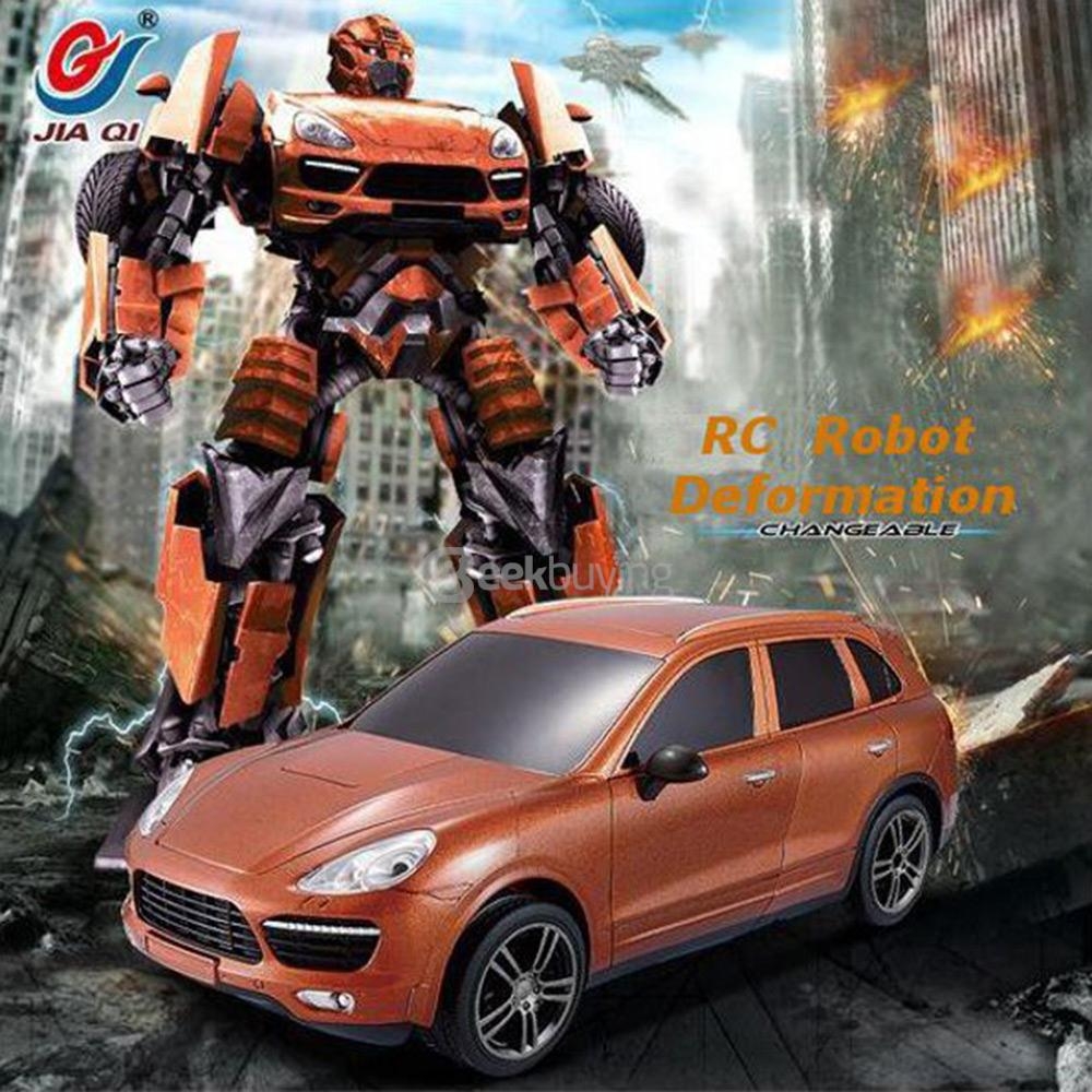 JIA QI TT664 2.4G RC Stunt Robot Remote Control Deformation Robot