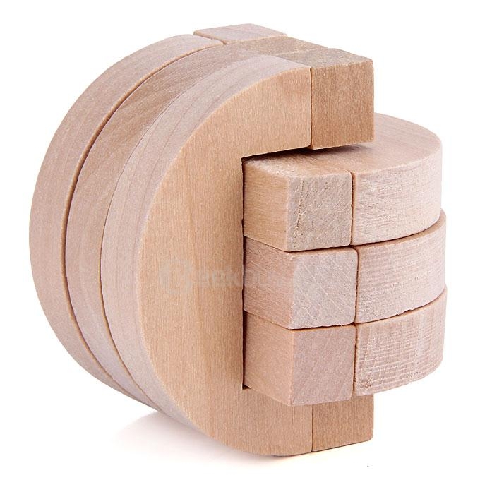 Three`s Company Ru Bun Lock Children Puzzle Toy Building Blocks