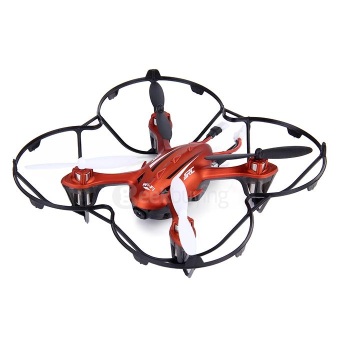 JJRC H6W WIFI APP Control 2.0MP HD Camera 3D Roll Dual Control Mode 2.4G 6 Axis RC Quadcopter - Orange