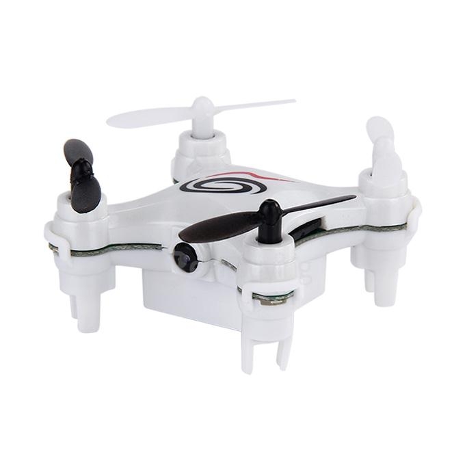 RC101C Mini 2.4G 4CH 6 Axis 3D Flip RC Quadcopter with Camera RTF - White