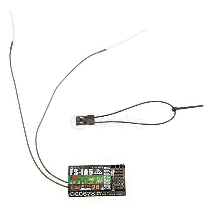 2.4G Flysky FS-iA6 6CH RC Receiver with Double Antenna for Flysky i4 i6 i10 GT2E GT2F GT2G