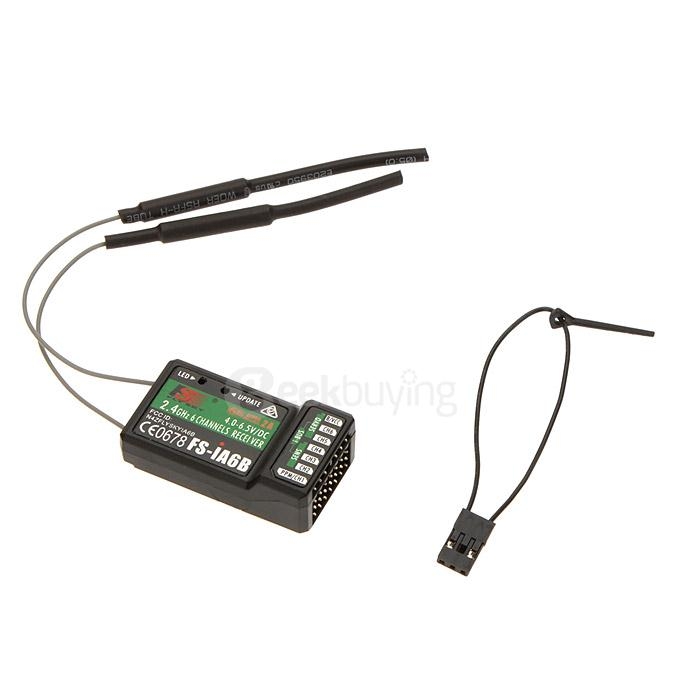 Flysky FS-iA6B 2.4G 6CH Receiver PPM Output with iBus Port Compatible Flysky i4 i6 i10 Transmitter