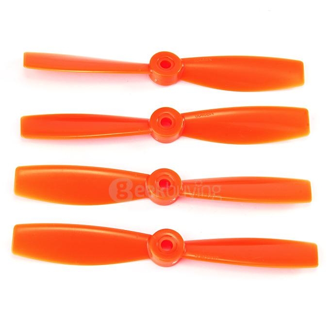 2 Pairs Gemfan 5046 Bullnose 5X4.6 Inch ABS Propeller Prop CW/CCW For Muliticopter - Orange