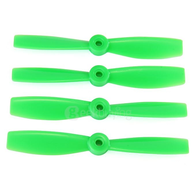 2 Pairs Gemfan 5046 Bullnose 5X4.6 Inch ABS Propeller Prop CW/CCW For Muliticopter - Green