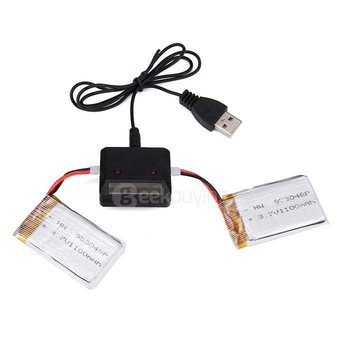 3Pcs 3.7V 1100mAh Battery For SYMA X5SC X5SW