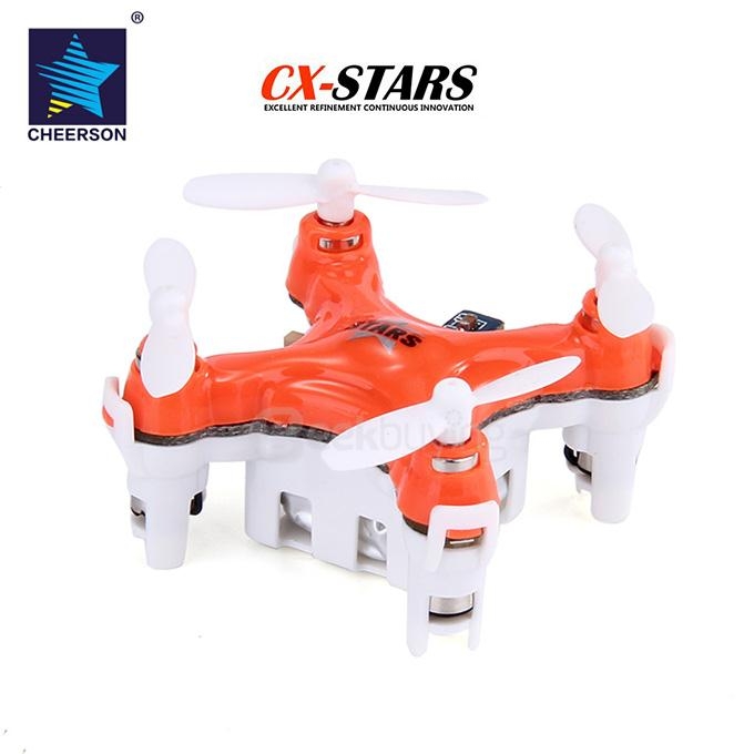 Cheerson CX-STARS 2.4G 4CH 6 Axis Gyro 3D Flip MINI RC Quadcopter - Orange