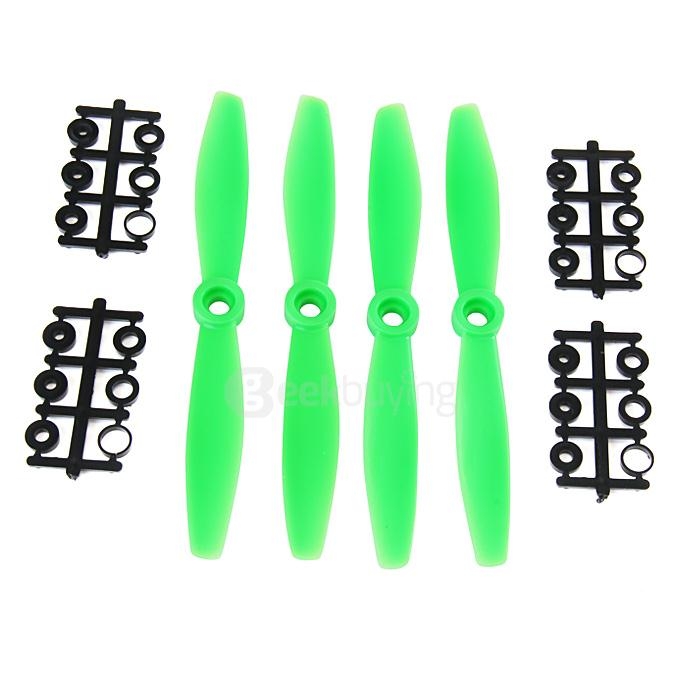 2 Pairs Gemfan 6040 Bullnose 6x4 Inch ABS Propeller Prop CW/CCW For Multicopter - Green