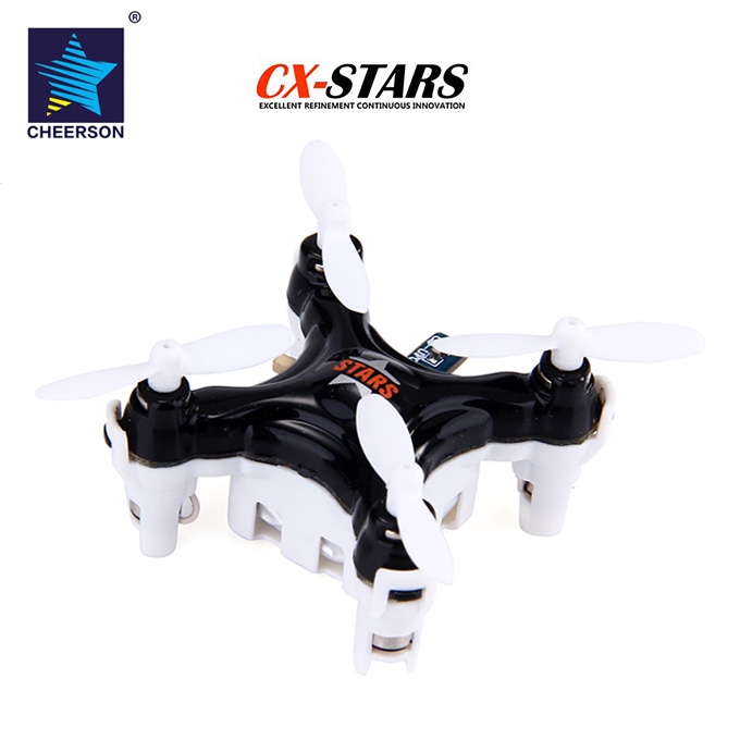 Cheerson CX-STARS 2.4G 4CH 6 Axis Gyro 3D Flip MINI RC Quadcopter - Black