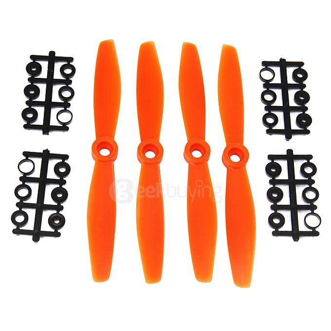 2 Pairs Gemfan 6040 Bullnose 6x4 Inch ABS Propeller Prop CW/CCW For Multicopter - Orange