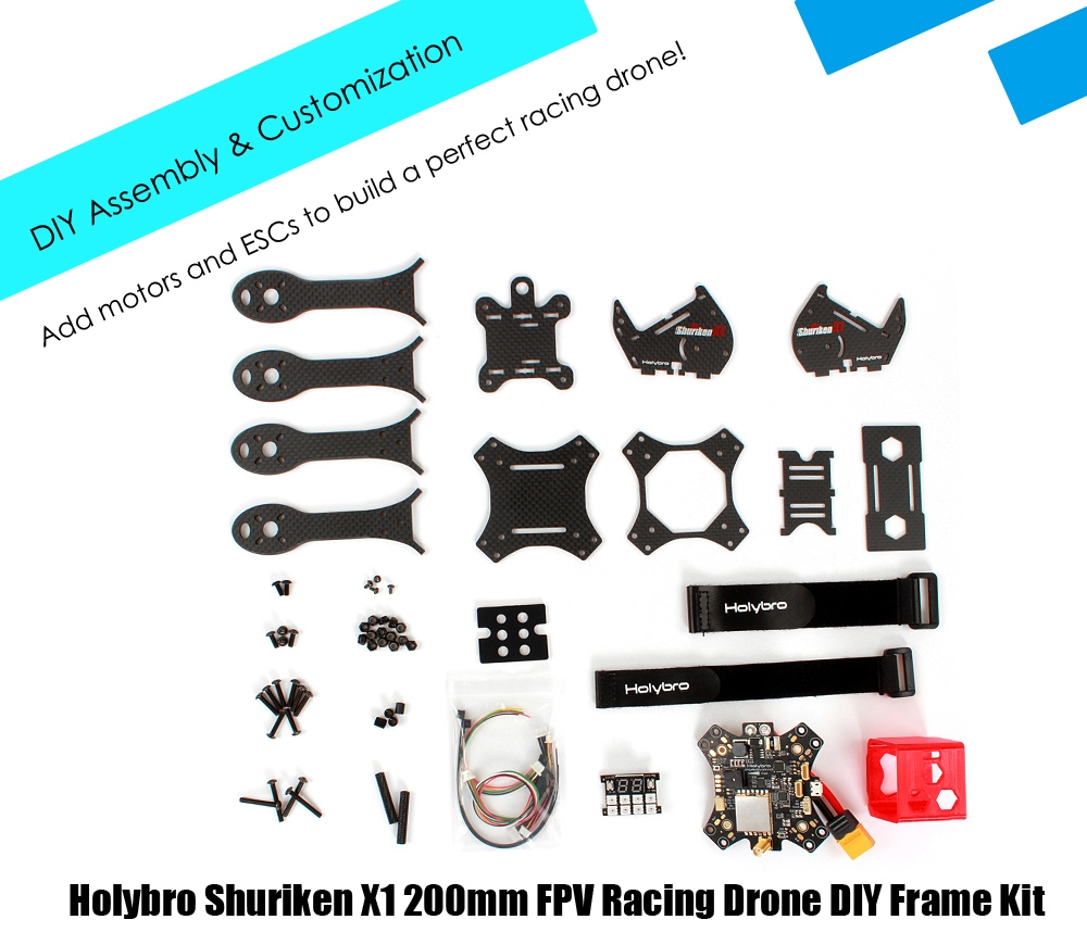 Holybro Shuriken X1 200mm FPV Racing Drone DIY Frame Kit